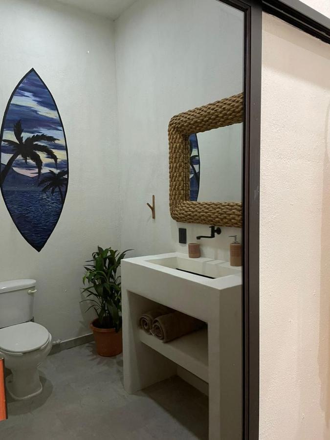 Hostel Flakos Barra de Potosi Luaran gambar